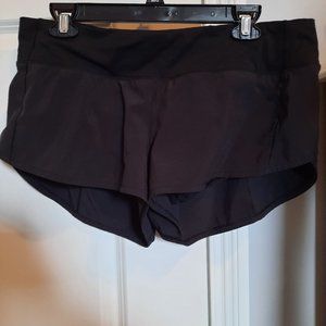 Lululemon Speed Up Shorts 2.5” Black Women’s Size 10
